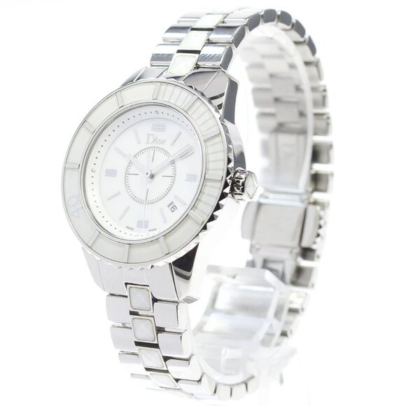 Dior crystal Date white Dial Quartz Ladies Watch_849832 - Picture 2 of 6